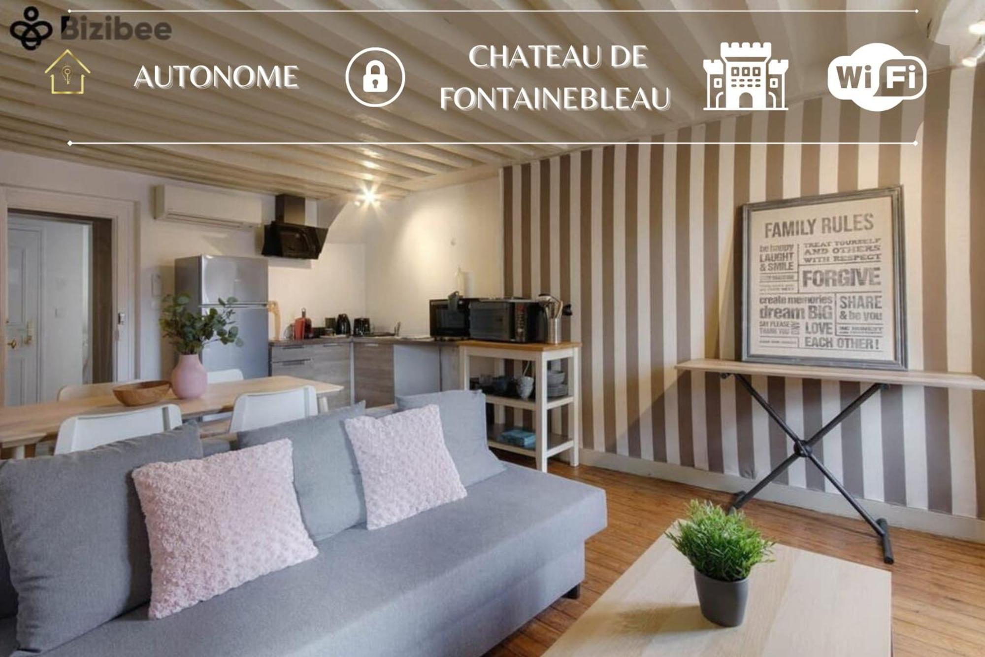 L'Echappee Belle A Fontainebleau Apartment Bagian luar foto